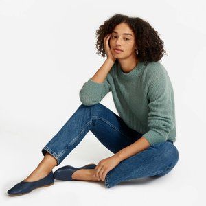 Everlane Oversized Alpaca Crew (Size Small) Sage Green